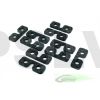 H0075-S Carbon Fibre Servo Spacer (10pcs) Goblin 500/630/700/770